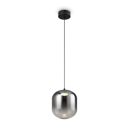 Светильник подвесной LED Ida FR6133PL-L4SM Freya серый чёрный на 1 лампу, основание чёрное в стиле современный 