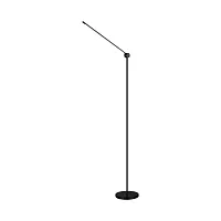 Торшер LED Foden 7101/15FL Odeon Light для чтения изогнутый чёрный на 1 лампу, основание чёрное в стиле минимализм 