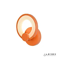 Бра LED Ring A001/1 Orange iLedex оранжевый 1 лампа, основание оранжевое в стиле хай-тек современный кольца