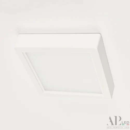 Светильник накладной LED Ingrid 3322.LDF6004M/6W/6K Arte Perfetto Luce белый 1 лампа, основание белое в стиле современный квадратный фото 5