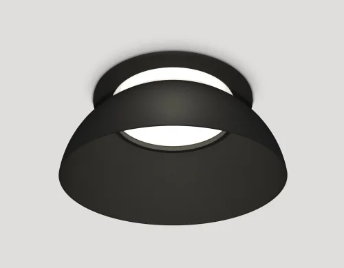 Светильник точечный XC8051100 Ambrella light белый 1 лампа, основание чёрное в стиле современный хай-тек  фото 3