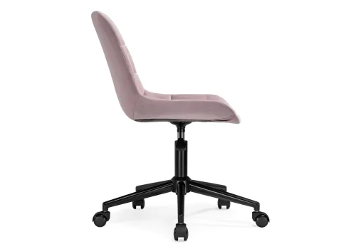 Компьютерное кресло Честер розовый (california 390) / черный 539244 Woodville, розовый/велюр, ножки/пластик/чёрный, размеры - *920***490*600 фото 4