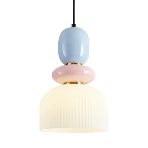 Светильник подвесной Alzare FR5595PL-01B2 Freya разноцветный белый на 1 лампу, основание чёрное в стиле современный мемфис фото 14 Светильник подвесной Alzare FR5595PL-01B2 Freya разноцветный белый на 1 лампу, основание чёрное в стиле современный мемфис фото 14