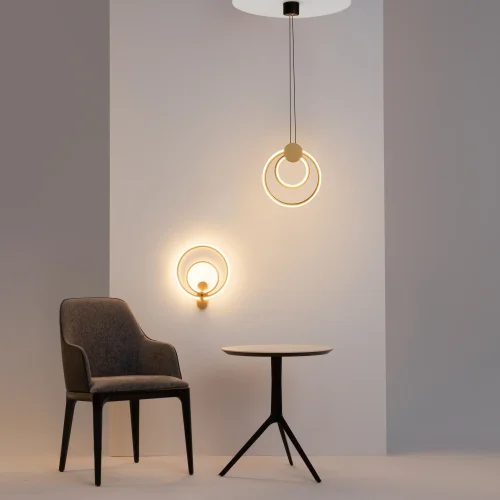 Светильник подвесной LED Link MOD357PL-L14BS3K Maytoni латунь на 1 лампу, основание латунь в стиле современный минимализм арт-деко фото 9