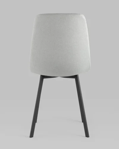 Стул Chilly, рогожка, светло-серый УТ000039632 Stool Group, серый/рогожка, ножки/металл/чёрный, размеры - *860**** фото 7