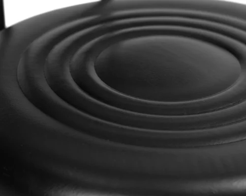 Табурет мастера DOBRIN BILLY BLACK (черный) цвет сиденья черный. цвет основания черный Dobrin, чёрный/экокожа, ножки/металл/, размеры - 690*850**** фото 7