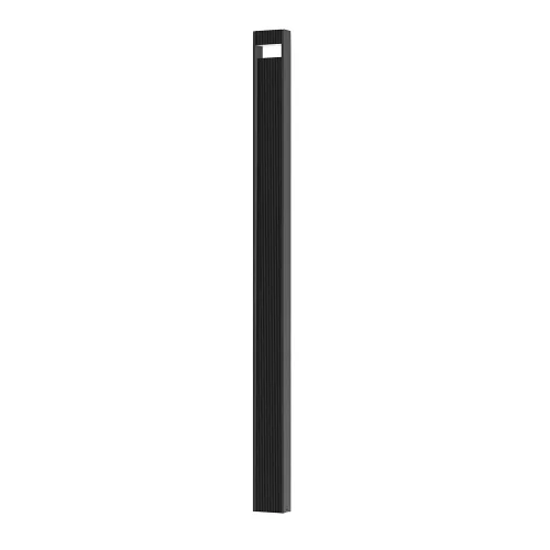 Парковый светильник LED Arneb A2140PA-1BK Arte Lamp уличный IP65 чёрный на 1 лампу, плафон чёрный в стиле хай-тек современный LED