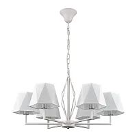 Люстра подвесная Si VL2191L06 Vele Luce белая на 6 ламп, основание белое в стиле современный 