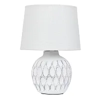 Настольная лампа Scheat A5033LT-1WH Arte Lamp белая 1 лампа, основание белое керамика в стиле прованс современный классический 