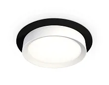 Светильник точечный XC8051001 Ambrella light белый 1 лампа, основание чёрное белое в стиле хай-тек 