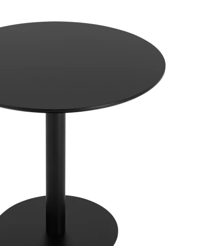 Стол обеденный Толедо, D80, черный УТ000036403 Stool Group столешница чёрная из мдф фото 4