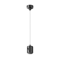 Подвес тросовый Hang с прямым коннектором питания Magnetic trаck system Flarity TRA157SW-IPC1-B Maytoni чёрный в стиле для светильников серии Magnetic trаck system Flarity flarity магнитная