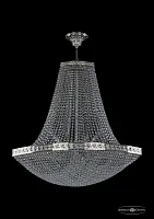 Люстра потолочная хрустальная 19323/H2/80IV Ni Bohemia Ivele Crystal прозрачная на 12 ламп, основание никель в стиле классический sp