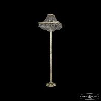 Торшер 19272T4/H/45IV-172 G Bohemia Ivele Crystal sp прозрачный 8 ламп, основание золотое в стиле классический
