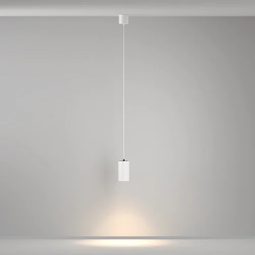 Светильник подвесной LED Vol P100PL-20W3K-W Maytoni белый 1 лампа, основание белое в стиле современный хай-тек трубочки фото 4