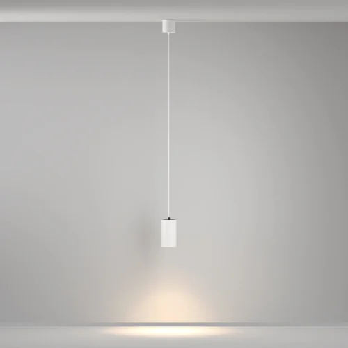 Светильник подвесной LED Vol P100PL-20W3K-W Maytoni белый на 1 лампу, основание белое в стиле хай-тек современный трубочки фото 4