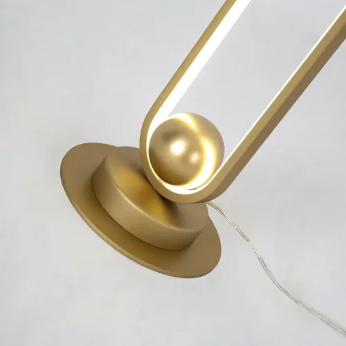Торшер LED Altus 4221-1F F-promo  матовый золото 1 лампа, основание матовое золото в стиле современный
 фото 2