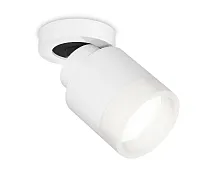 Светильник накладной XM8110001 Ambrella light белый 1 лампа, основание белое в стиле хай-тек круглый