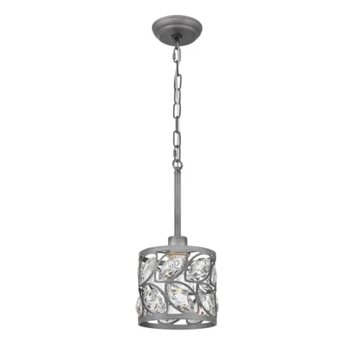 Светильник подвесной Rosa VL3216P01 Vele Luce на 1 лампу, основание серебряное в стиле арт-деко фото 2