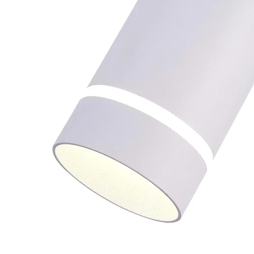 Светильник подвесной LED ST115.533.12 ST-Luce белый 1 лампа, основание белое в стиле хай-тек современный трубочки фото 3