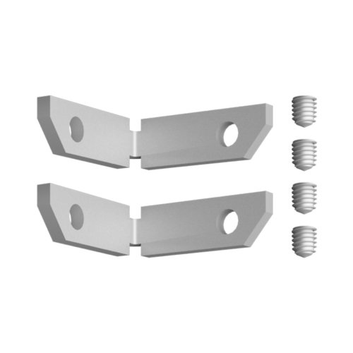 Соединитель угловой вертикальный для арт.135319-135328 (2 шт. в комплекте) Flum 135329 Novotech серебряный в стиле минимализм хай-тек современный для светильников серии Flum низковольтная трековая система