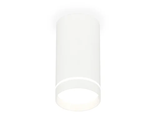 Светильник накладной XS8161006 Ambrella light белый 1 лампа, основание белое в стиле хай-тек круглый