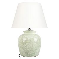 Настольная лампа Орхидея / Orchid 10491T Green LOFT IT белая на 1 лампу, основание зелёное керамика в стиле классический Настольная лампа Орхидея / Orchid 10491T Green LOFT IT белая на 1 лампу, основание зелёное керамика в стиле классический