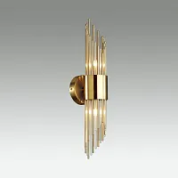 Бра Flambi 4847/2W Odeon Light золотой 2 лампы, основание золотое в стиле арт-деко 