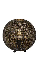 Настольная лампа TAHAR 78583/34/30 Lucide чёрная 1 лампа, основание чёрное металл в стиле восточный 