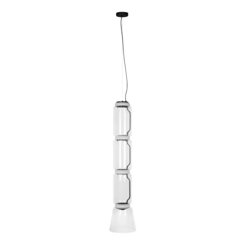 Светильник подвесной LED Noctambule 10193/L LOFT IT прозрачный 1 лампа, основание чёрное в стиле современный 