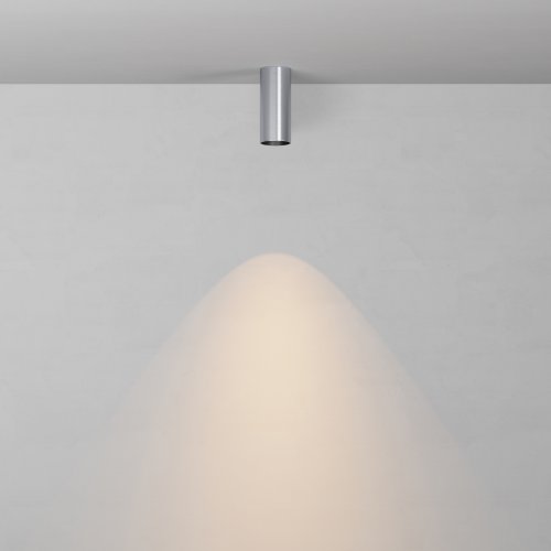 Светильник потолочный Фокус / FOCUS LED 12 Вт 2700 К 50° C056CL-L12W2.7K-W-PT Maytoni платина на 1 лампу, основание платина в стиле современный хай-тек трубочки фото 4