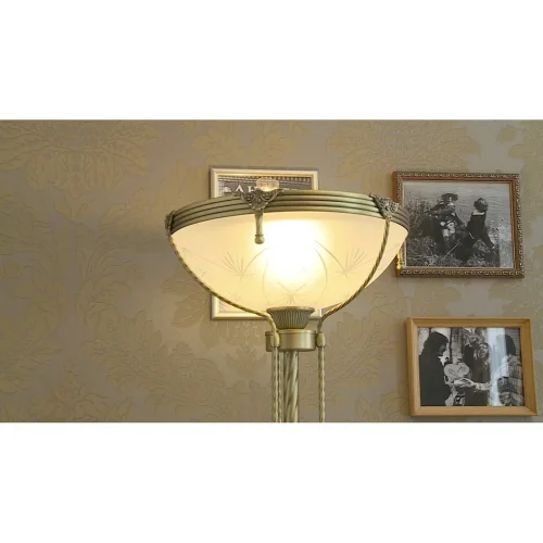 Торшер Афродита 317042501 MW-Light  белый 1 лампа, основание латунь в стиле классический
 фото 9