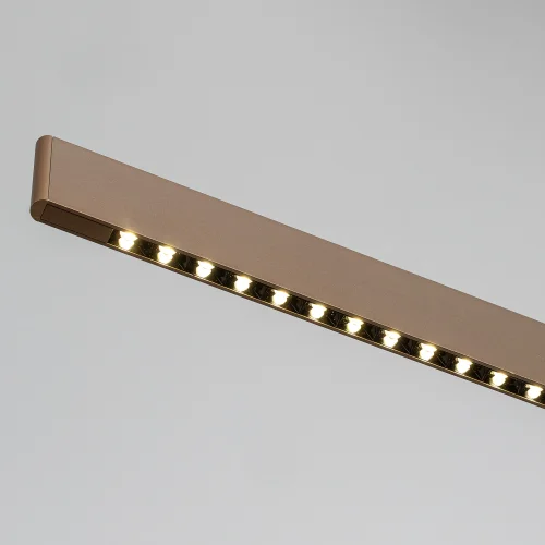 Светильник подвесной LED Edge CL720032N Citilux матовый золото на 1 лампу, основание матовое золото в стиле современный хай-тек линейный фото 5