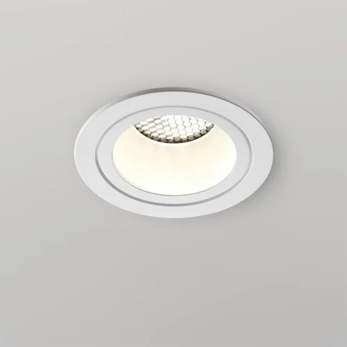 Светильник точечный Morus 370999 Novotech белый на 1 лампу, основание белое в стиле современный хай-тек круглый фото 4