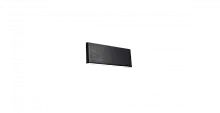 Бра AERO W205 nero LED Lucia Tucci белый 1 лампа, основание чёрное в стиле современный 