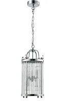 Светильник подвесной TADEO SP4 D200 CHROME/TRANSPARENTE Crystal Lux прозрачный 4 лампы, основание хром в стиле современный 