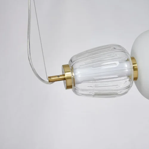 Светильник подвесной LED Bella 4057-3P Favourite белый 1 лампа, основание золотое в стиле современный  фото 5