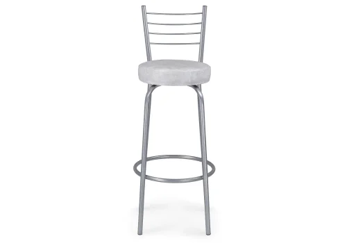 Барный стул Kuroda белый мрамор / светлый мусс 490088 Woodville, серый/искусственная кожа, ножки/металл/серый, размеры - ****345*460 фото 2
