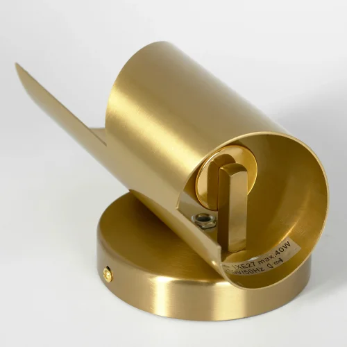 Бра Fontana LSP-8806 Lussole матовый золото на 1 лампа, основание матовое золото в стиле современный  фото 5
