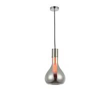 Светильник подвесной Эвис 07692-1A,16 Kink Light чёрный серый 1 лампа, основание никель в стиле современный 