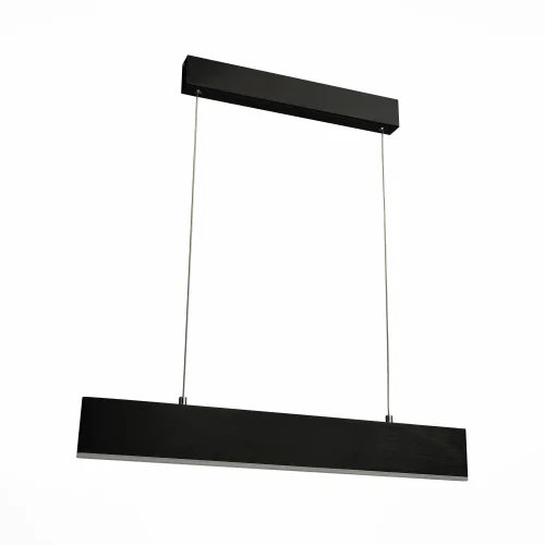 Светильник подвесной LED Percetti SL567.403.01 St-Luce чёрный 1 лампа, основание чёрное в стиле современный минимализм линейный фото 2