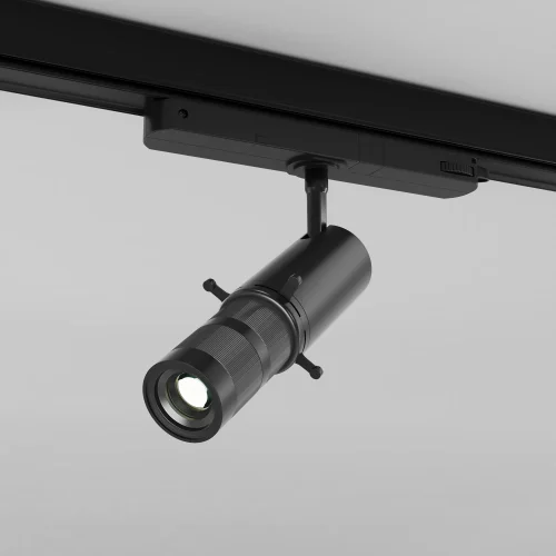 Трековый светильник LED Three phase track system Trinity TR108-3-10W4K-B Maytoni чёрный для шинопроводов серии Three phase track system Trinity чёрный фото 3