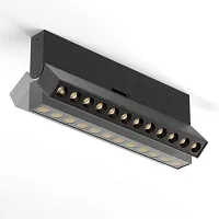 Светильник накладной LED Points rot C136CL-12W3K-B Maytoni чёрный 1 лампа, основание чёрное в стиле современный хай-тек прямоугольный