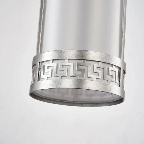 Светильник подвесной Exortivus 4010-3P Favourite белый 3 лампы, основание серебряное в стиле классический  фото 6