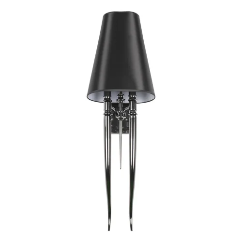 Бра Brunilde 10207W/L Black LOFT IT чёрный на 2 лампы, основание чёрное в стиле арт-деко 