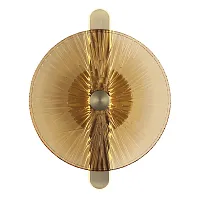 Бра LED Wasi SL6141.311.01 ST-Luce янтарный на 1 лампу, основание бронзовое в стиле современный 