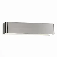 Бра LED SL592.701.01 St-Luce серый никель 1 лампа, основание никель белое в стиле минимализм современный 