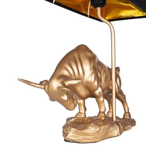 Настольная лампа Iklil A4014LT-1GO Arte Lamp чёрная 1 лампа, основание золотое металл в стиле современный животные фото 4