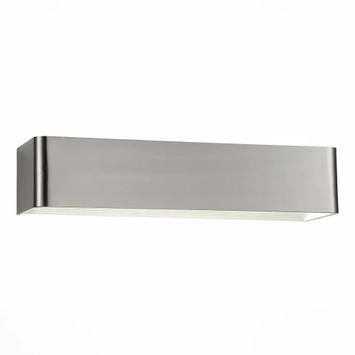 Бра LED SL592.701.01 St-Luce серый никель на 1 лампа, основание никель белое в стиле минимализм современный 