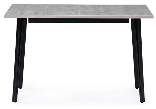 Стол раскладной Денвер Лофт 120 25 мм бетон / черный матовый 506944 Woodville столешница бетон из лдсп фото 4